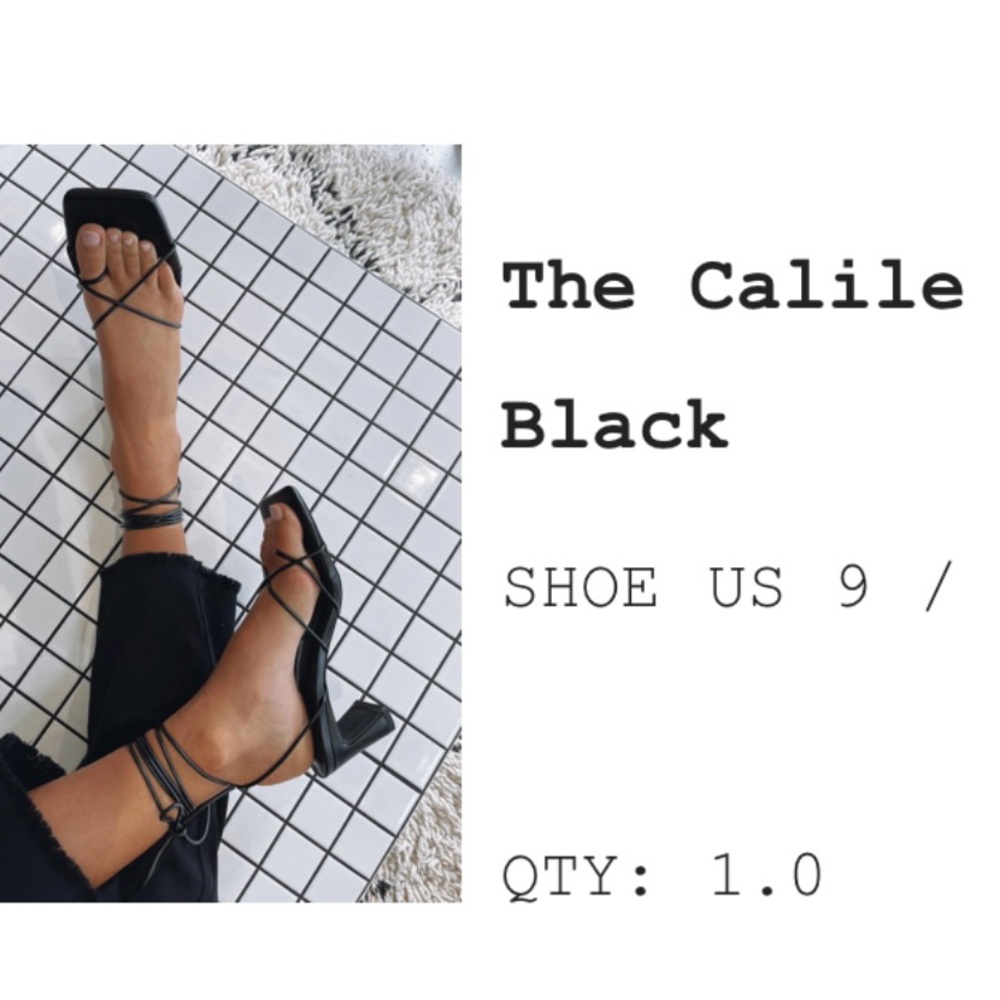 Princess Polly Lace-Up Square Toe Heels